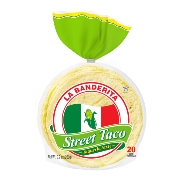 La Banderita Street Taco Sliders, 4" Corn Tortillas hero