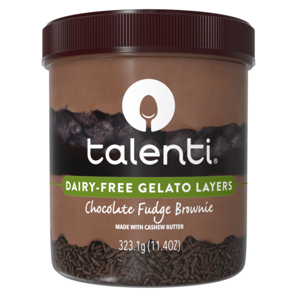 Ice Cream, Novelties & Ice Talenti Dairy-Free Gelato Layers Chocolate Fudge Brownie hero