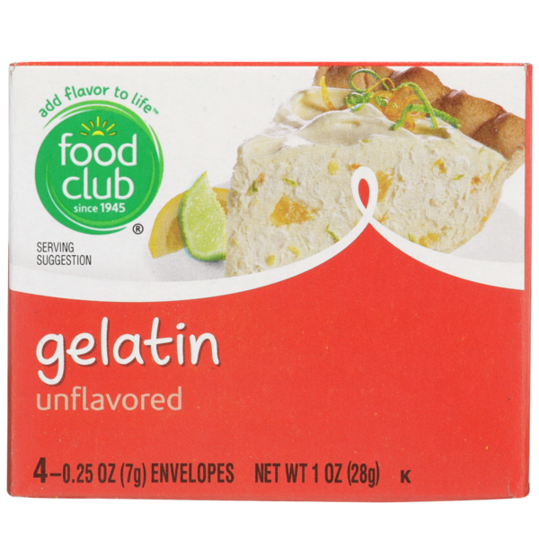 Doughs, Gelatins & Bake Mixes Food Club Unflavored Gelatin hero