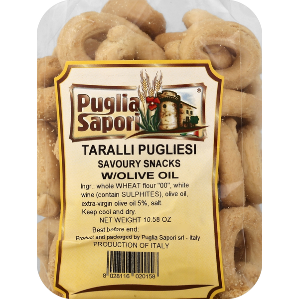 Crackers Puglia Sapori Taralli Pugliesi, with Olive Oil hero