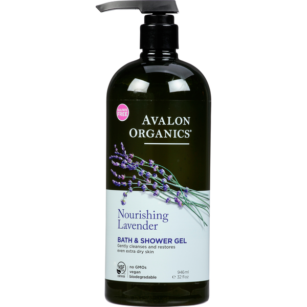 Body Lotions & Soap Avalon Organics Bath & Shower Gel, Nourishing Lavender hero