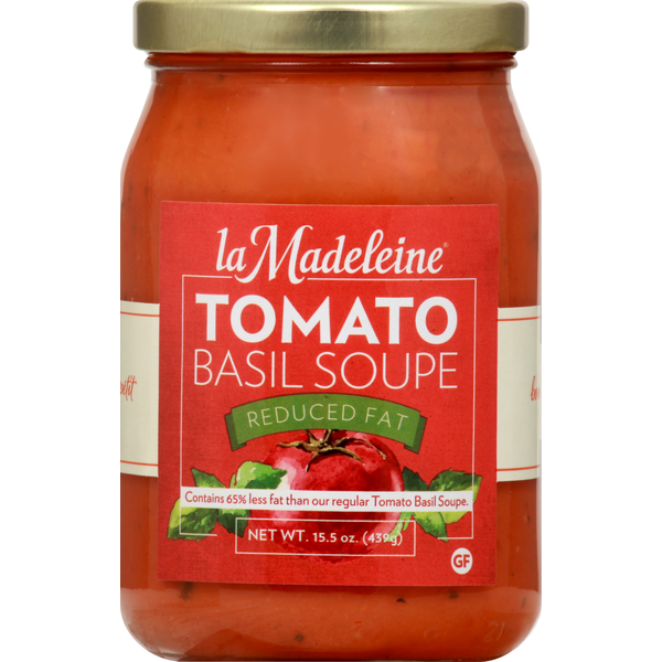 Soup, Broth & Bouillon La Madeleine Tomato Basil Soupe, Reduced Fat hero