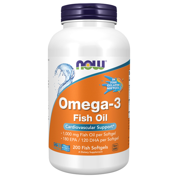 Dietary Supplements NOW Omega 3, Molecularly Distilled hero