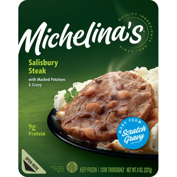 Frozen Meals Michelina's Salisbury Steak and Gravy with Mashed Potatoes hero