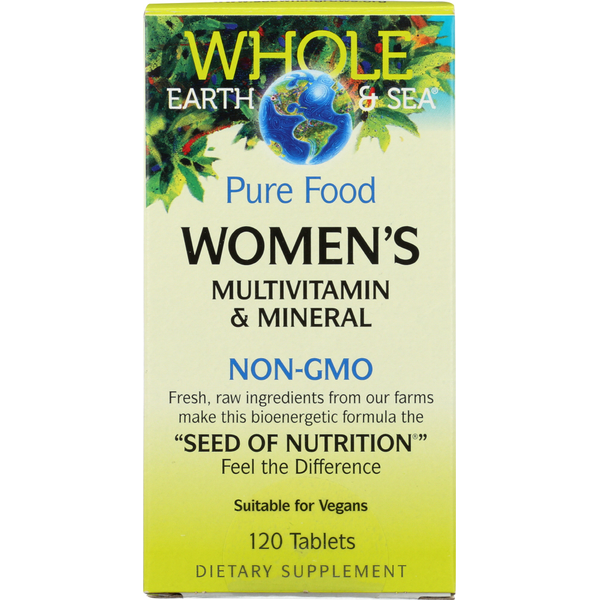 Vitamins & Supplements Natural Factors Whole Earth & Sea Women's Multivitamin & Mineral hero