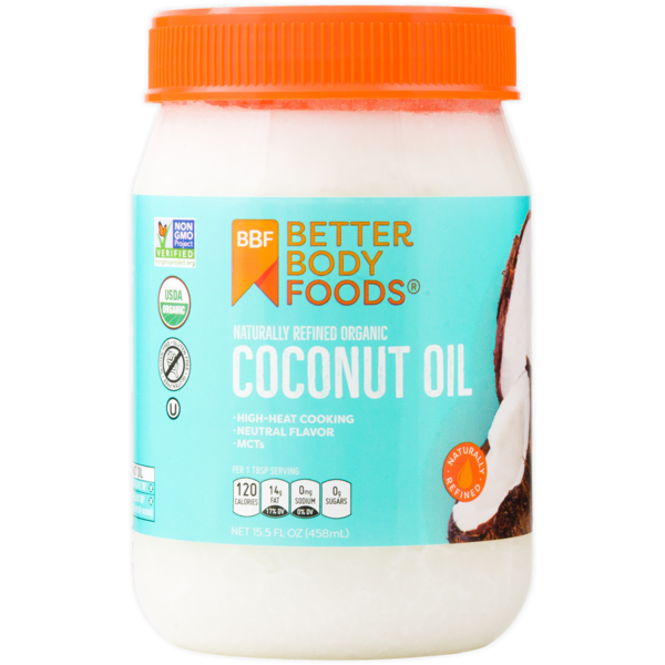 Oils & Vinegars BetterBody Foods Organic Naturally Refined Coconut Oil hero