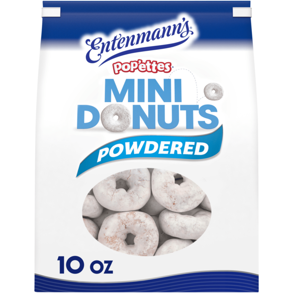 Cookies & Cakes Entenmann's Pop'ettes, Powdered Mini Donuts hero