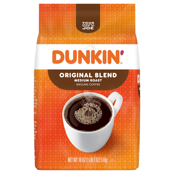 Dunkin' Coffee, Ground, Medium Roast, Original Blend hero