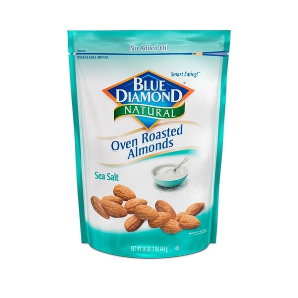 Nuts, Seeds & Dried Fruit Blue Diamond Oven Roast Almonds, Sea Salt hero