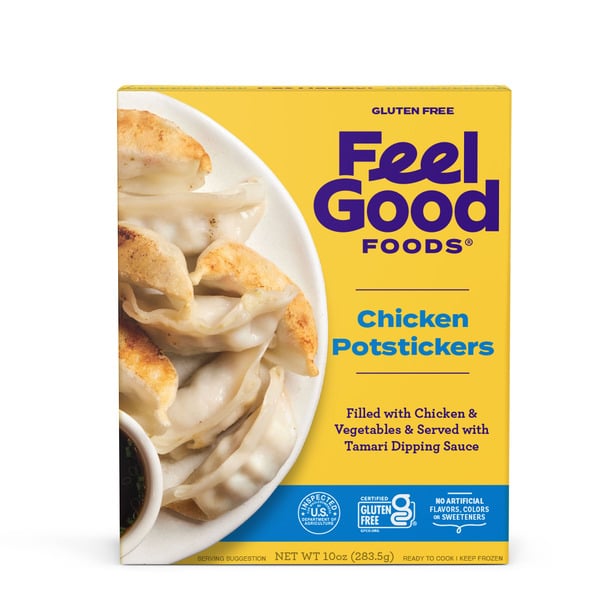 Frozen Appetizers & Sides Feel Good Foods Gluten Free, Chicken Potstickers hero