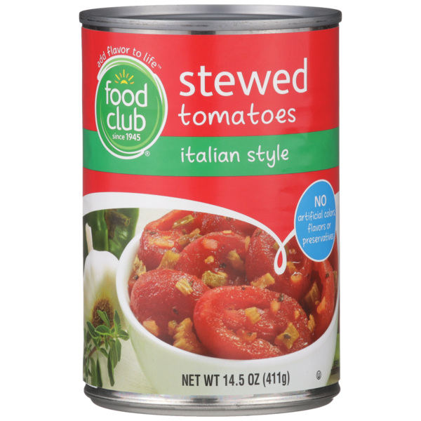 Canned & Jarred Vegetables Food Club Italian Style Stewed Tomatoes hero