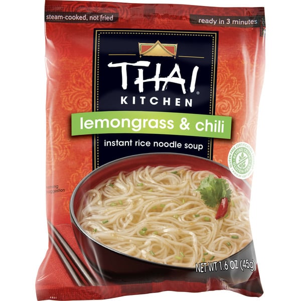 Dry Pasta & Noodles Thai Kitchen Gluten Free Lemongrass & Chili Instant Rice Noodle Soup hero