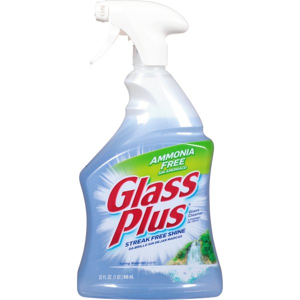 Cleaning Products and Supplies Glass Plus Glass Cleaner, Spring Waterfall Scent hero