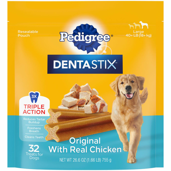 Food Lion Pedigree Dentastix Original Flavor Large Dog Dental Chew Dog Treats Same Day Delivery or Pickup Food Lion