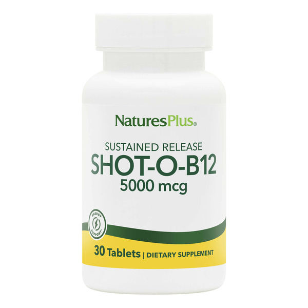 Vitamins & Minerals NaturesPlus Shot-O-B12 5000 mcg, Sustained Release Tablets hero