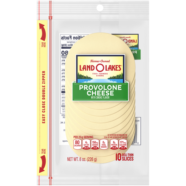 Packaged Cheese Land O Lakes Provolone Cheese with Smoke Flavor hero