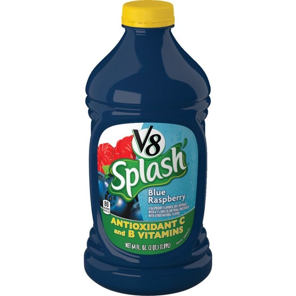 Juice & Nectars V8 Splash Juice Drink, Blue Rapberry hero