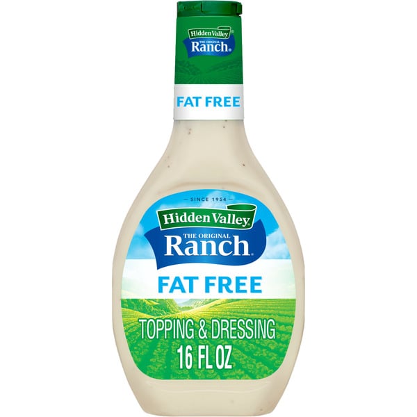 Salad Dressing & Toppings Hidden Valley Original Ranch® Fat Free Salad Dressing & Topping hero