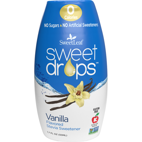 Tea SweetLeaf Stevia Sweetener, Vanilla Flavored hero