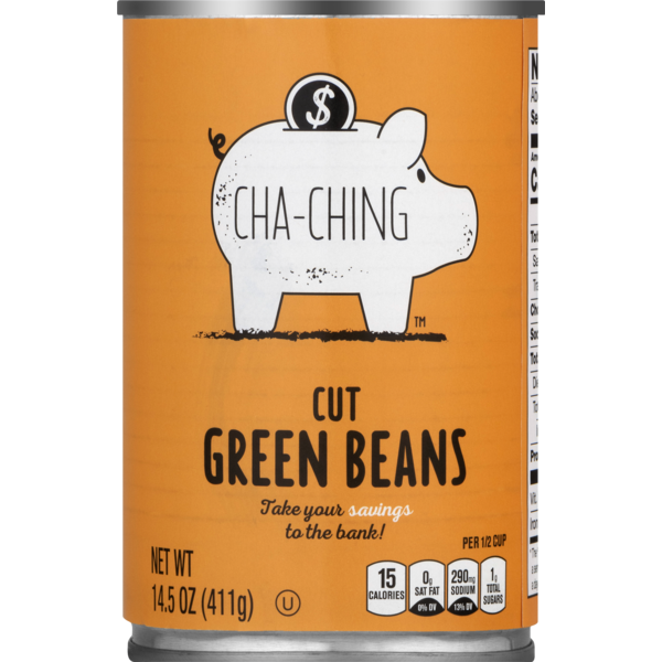 Canned & Jarred Vegetables Cha Ching Cha Ching Green Beans, Cut, Can hero