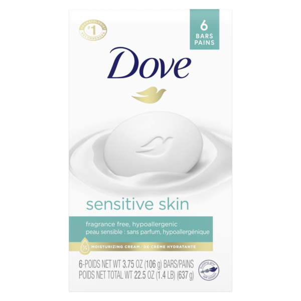 Body Lotions & Soap Dove Beauty Bar More Moisturizing Than Bar Soap Sensitive Skin hero