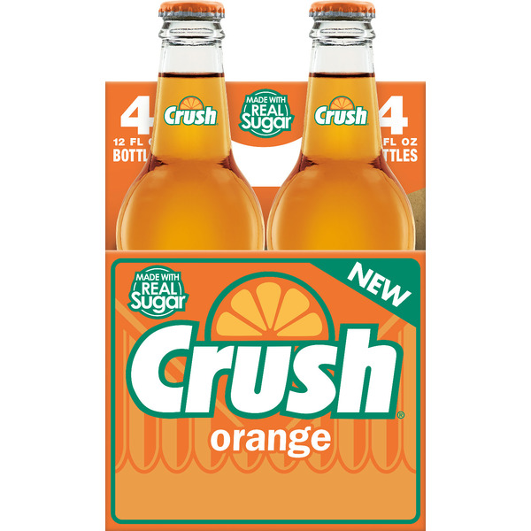 Soft Drinks Crush Orange Soda Made with Sugar hero