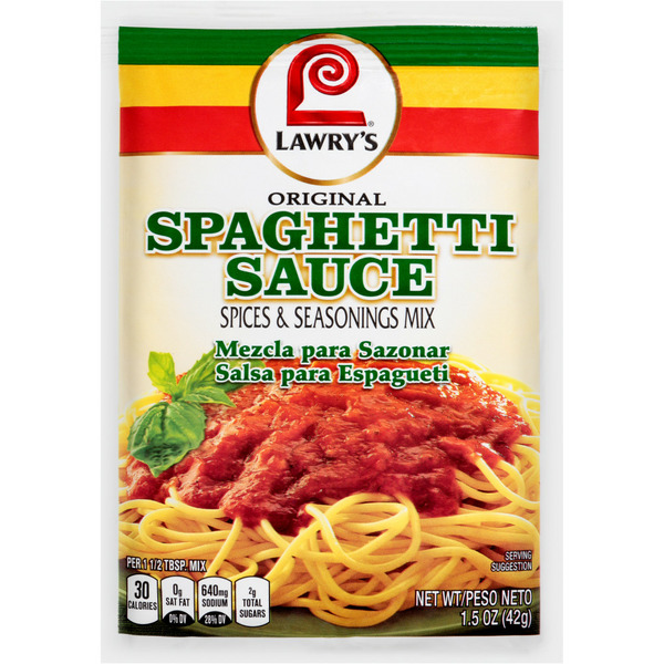 Marinades & Meat Preparation Lawry's® Spaghetti Mix hero