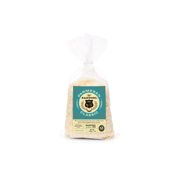 Sartori Parmesan Classic Shaved Cheese hero