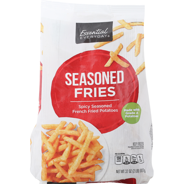 Frozen Appetizers & Sides Essential Everyday Fries, Seasoned hero