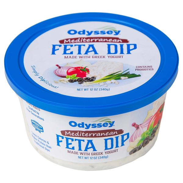 Deli Dips, Spreads, Snacks Odyssey Feta Dip, Mediterranean hero