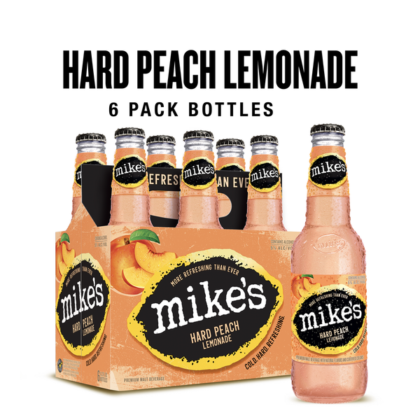 Beers & Coolers Mike's Hard Lemonade Hard Peach Lemonade hero