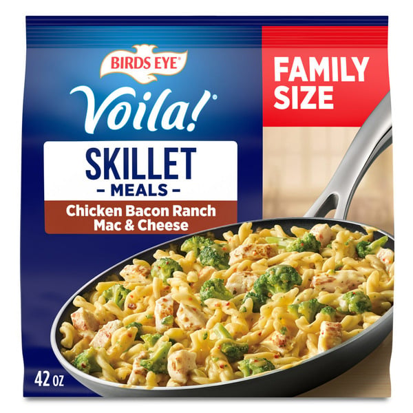 Frozen Meals Birds Eye Voila! Chicken Bacon Ranch Mac and Cheese Skillet, Frozen Meal hero