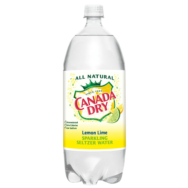 Water, Seltzer & Sparkling Water Canada Dry Lemon Lime Sparkling Seltzer Water hero