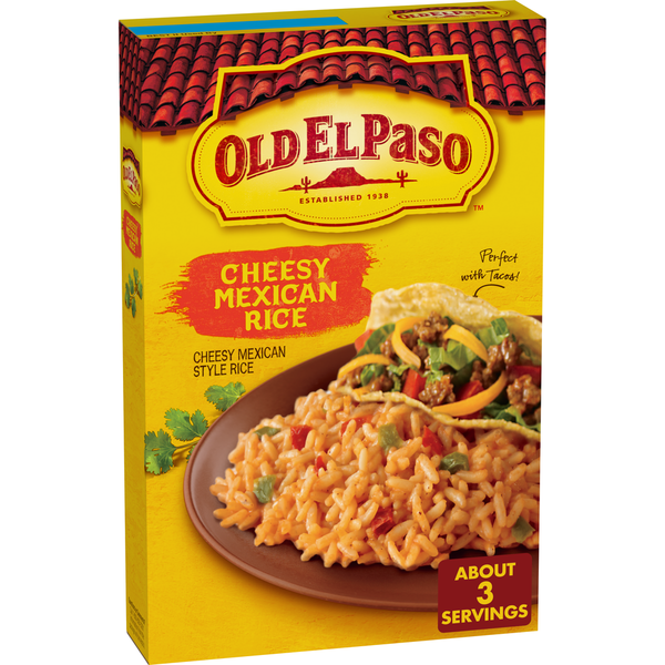 Mexican/Hispanic/Latino Foods Old El Paso Cheesy Mexican Rice hero