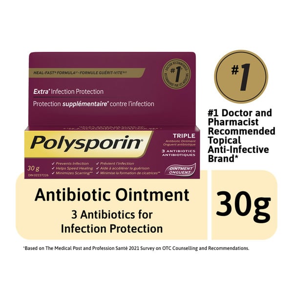 First Aid POLYSPORIN Triple Antibiotic Ointment hero