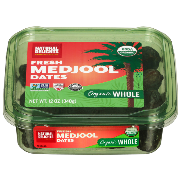 Fruit & Vegetable Snacks Natural Delights Medjool Dates hero