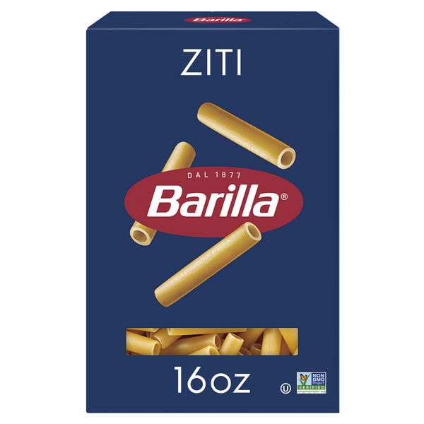 Dry Pasta & Noodles Barilla Ziti - Non-GMO Pasta Made with Durum Wheat Semolina & Kosher Certified hero