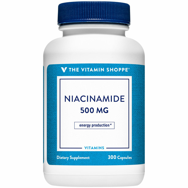 Vitamin B The Vitamin Shoppe Niacinamide - 500 MG (300 Capsules) hero