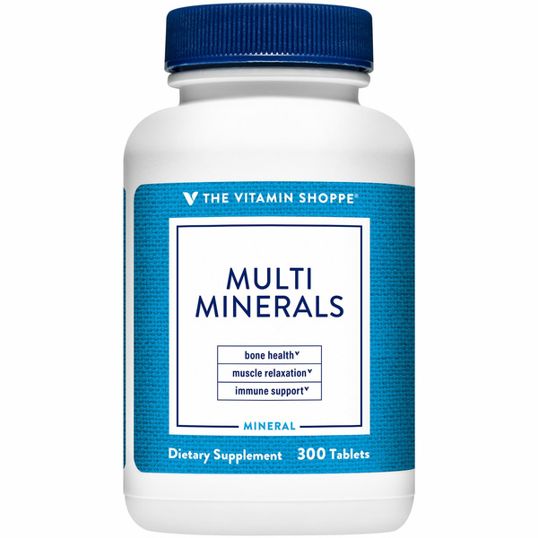 Vitamin D The Vitamin Shoppe Multi-Minerals with Boron & Vitamin D (300 Tablets) hero