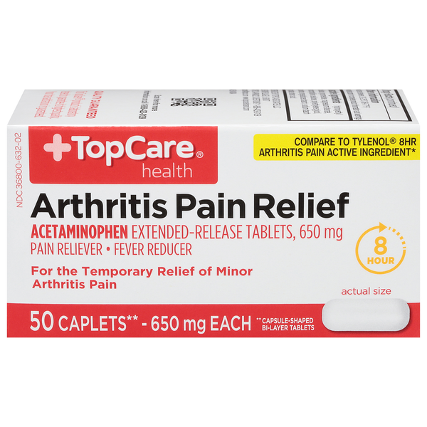 Muscles, Joints & Pain Relief TopCare Arthritis Pain Relief, 650 mg, Caplets hero