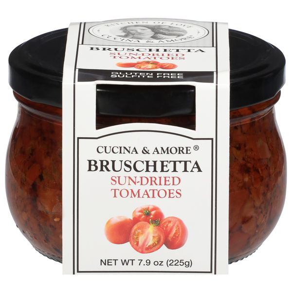 Canned & Jarred Vegetables Cucina & Amore Bruschetta, Sun-Dried Tomatoes hero