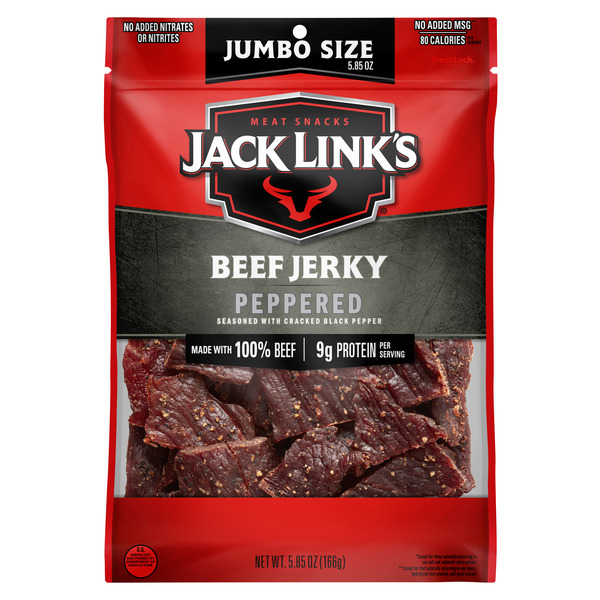 Back to School Jack Link's Beef Jerky, Peppered, Meat Snacks hero