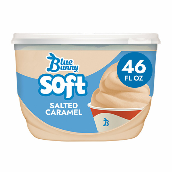 Frozen Dessert Blue Bunny Soft Salted Caramel Frozen Dessert hero