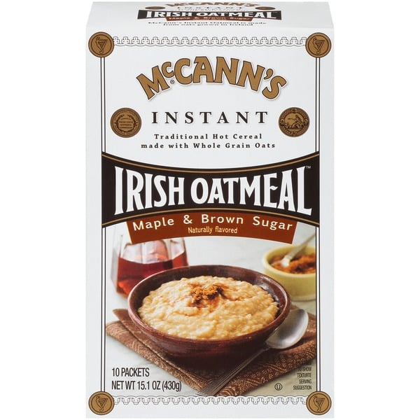 Hot Cereal & Pancake Mixes McCann's Oatmeal, Irish, Maple Brown Sugar, Instant hero