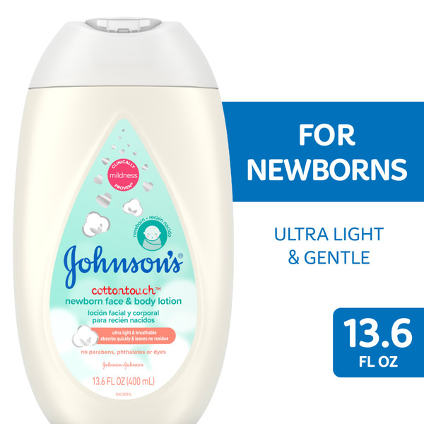 Baby Bath & Body Care Johnson's Cottontouch Newborn Face & Body Lotion hero