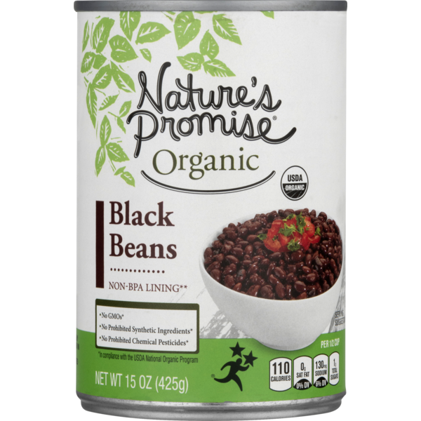 Canned Meals & Beans Nature's Promise Organic Black Beans hero