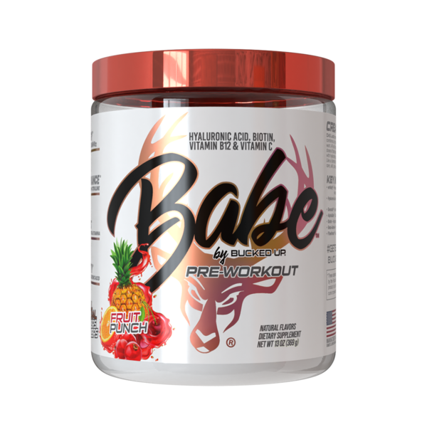 Babe by Bucked Up Fruit Punch Pre-Workout hero