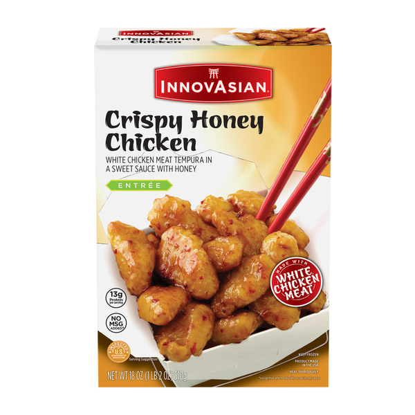 Frozen Meals InnovAsian Crispy Honey Chicken, Frozen Multi-Serve Entrée hero