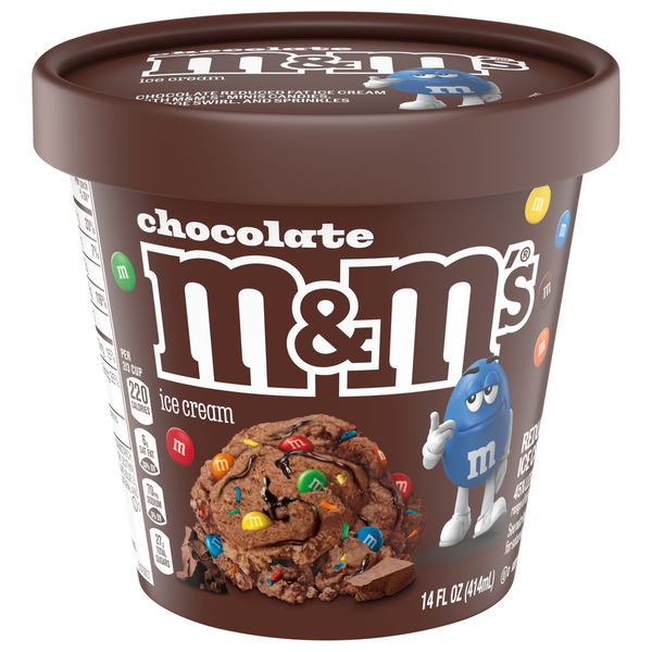 M&M's Ice Cream, Reduced Fat, Chocolate hero