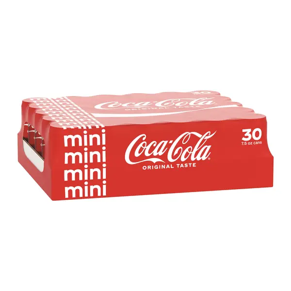 Soda & Soft Drinks Coca-Cola Mini Cans, 30 x 7.5 fl oz hero